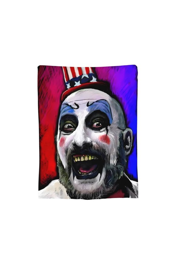 Captain Spaulding Blanket, Soft Flannel Throw Cozy Flannel Blankets Travel Throw Blanket Super Soft Lightweight Bedding Lap Chair Sofa for Adults Kids Teens 40"X30"