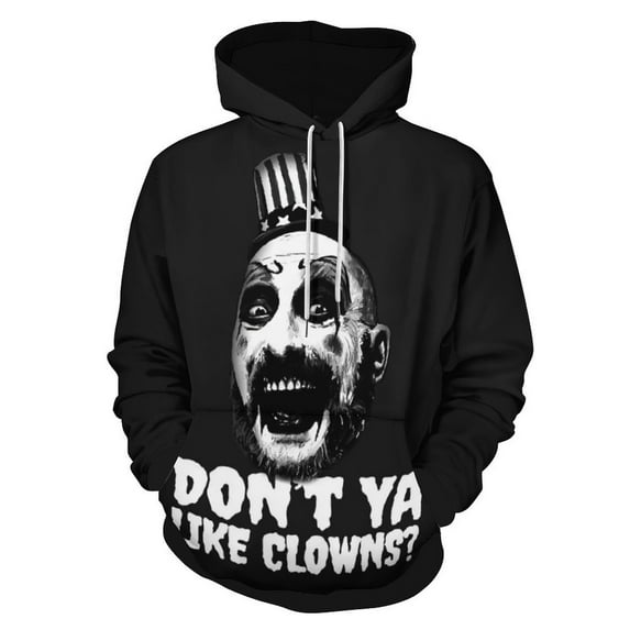 Captain Spaulding Hoodies for Men Women, Unisex 3D Print Pullover Hooded With Pocket, Funny Sweatshirt, Long Sleeve Hoodies, S-6XL