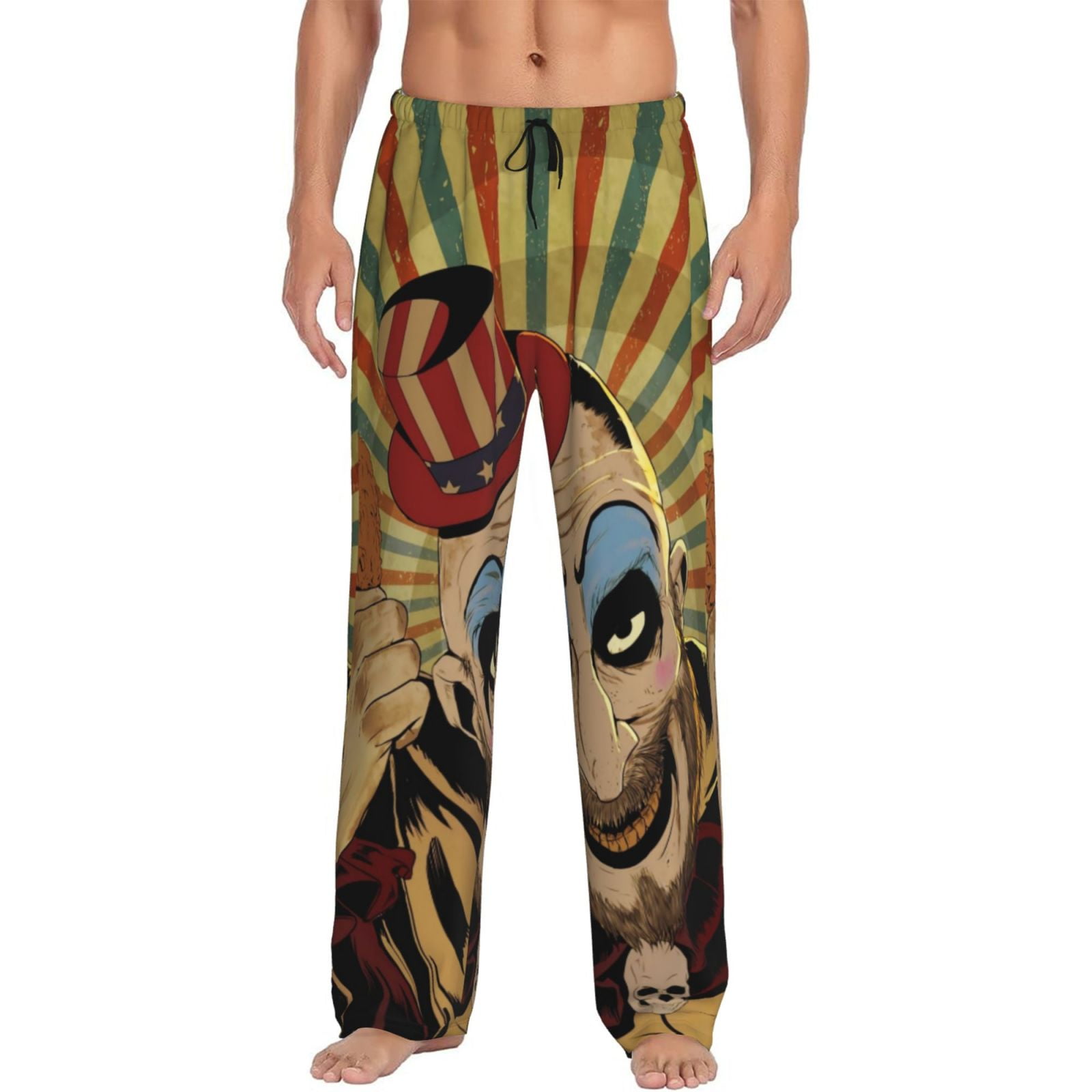 Captain Spaulding Pajama Pants Drawstring Elastic Waistband Loungewear
