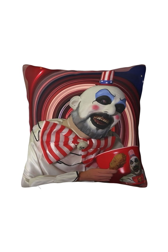 Captain-Spaulding Pillow Covers, Soft Square Cushion Decorative Throw Pillow Covers For Living Room Couch Bed Sofa, Home Decor 16"X16"