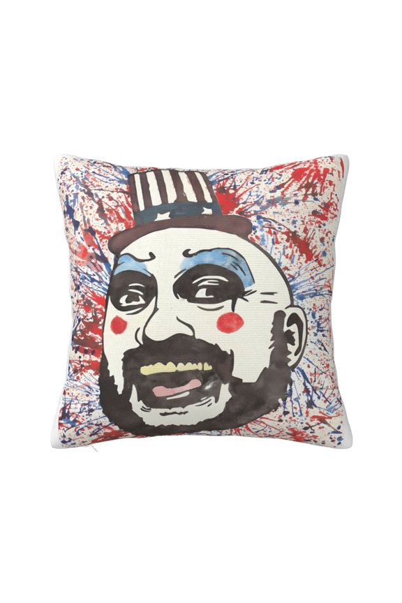 Captain-Spaulding Pillow Covers, Soft Square Cushion Decorative Throw Pillow Covers For Living Room Couch Bed Sofa, Home Decor 18"X18"