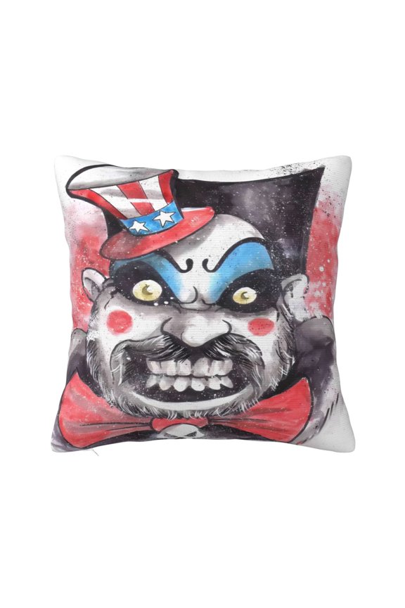 Captain-Spaulding Pillow Covers, Soft Square Cushion Decorative Throw Pillow Covers For Living Room Couch Bed Sofa, Home Decor 22"X22"