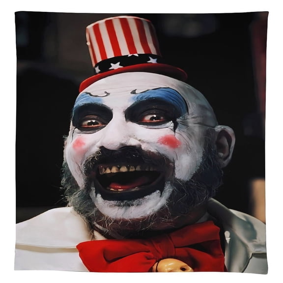 Captain Spaulding Tablecloth, Washable Reusable Rectangular Tablecloth Table Cover for Birthday Celebrations And Events, Birthday Party Decorations 55"x55"