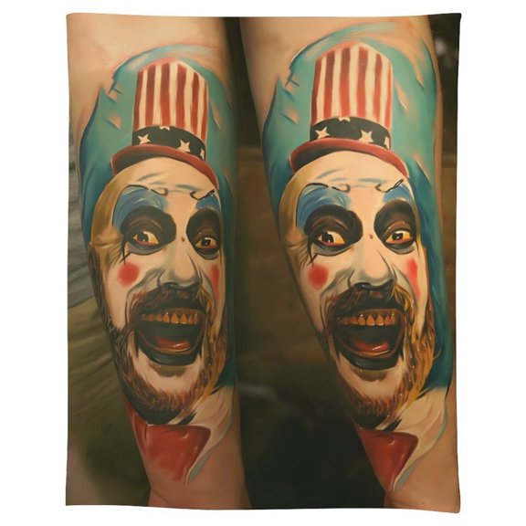 Captain Spaulding Tablecloth, Washable Reusable Rectangular Tablecloth Table Cover for Birthday Celebrations And Events, Birthday Party Decorations 55"x75"