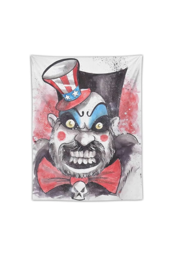 Captain Spaulding Tapestry Wall Hanging, Elegant Wall Hanging Tapestries Wall Art for Bedroom Decor, Outdoor, Parties 30"x40"