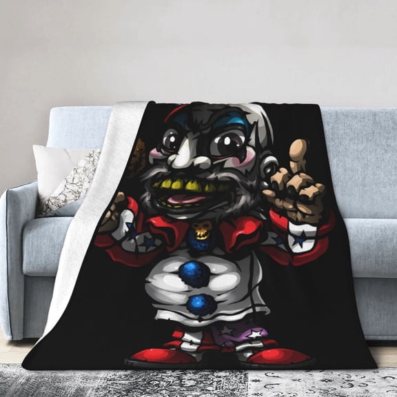 Captain Spaulding Throw Blanket, All Season Decorative Soft Cozy Fleece Blankets, Room Decor For Bed Chair Car Sofa Couch Bedroom