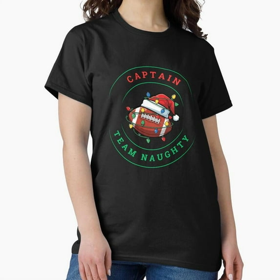 Captain Team Naughty Funny Matching Family Christmas - Great Gift Idea G2261 Unisex T-Shirt, Up to Size 5XL