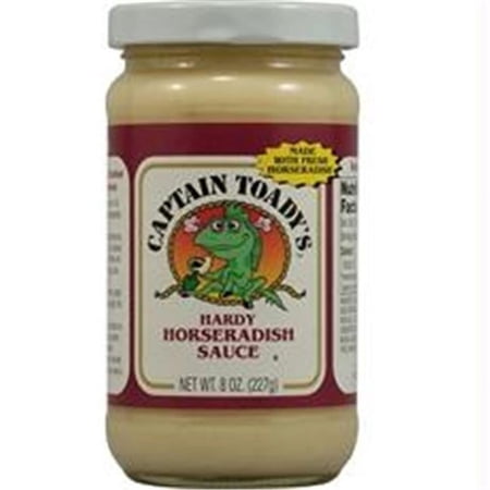 Captain Toady`s Hardy Horseradish Sauce - 12x8 Oz