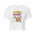 thumbnail image 1 of Captain Underpants - Action, Thrills, & Laffs - Juniors Cropped Cotton Blend T-Shirt, 1 of 4