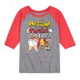 thumbnail image 1 of Captain Underpants - Action Thrills & Laffs - Toddler & Youth Raglan Graphic T-Shirt, 1 of 1