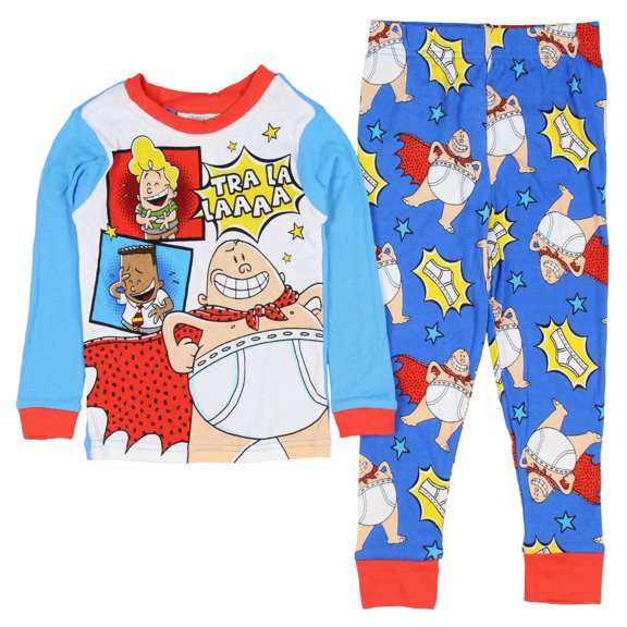 Captain Underpants Boys Dreamworks 'Captain Underpants' Movie Cotton Pajamas (4)