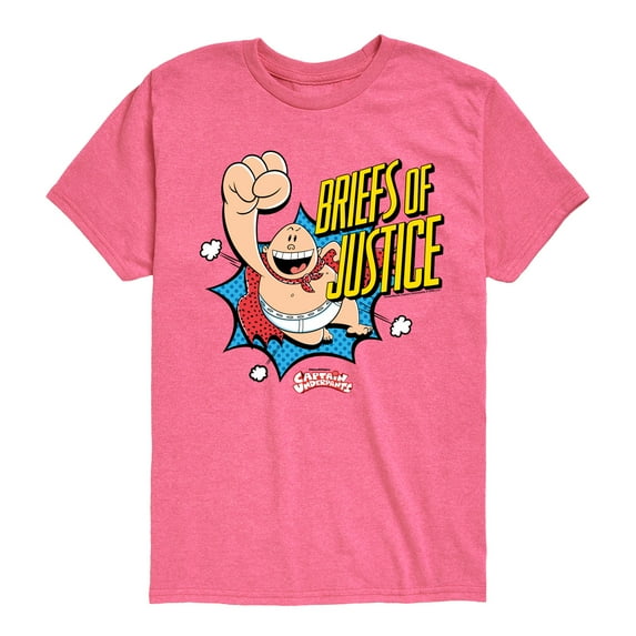 Captain Underpants - Briefs Of Justice - Toddler & Youth Short Sleeve Graphic T-Shirt
