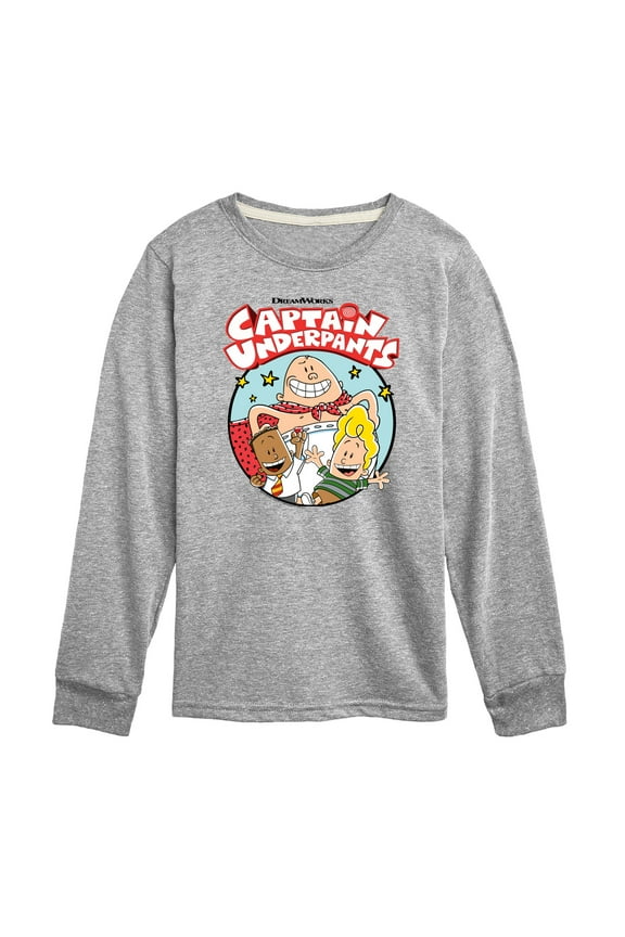 - C. Underpants, George, & Harold - Toddler & Youth Long Sleeve Graphic T-Shirt