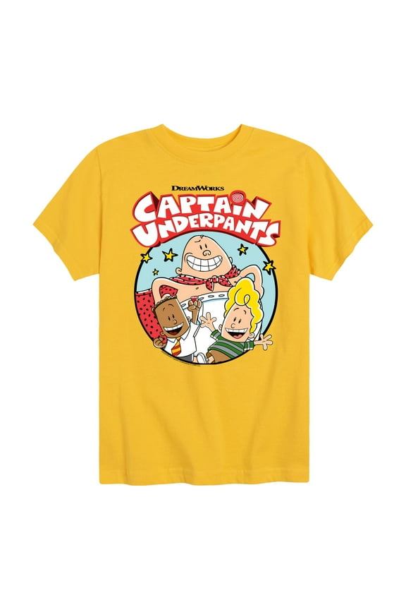 - C. Underpants, George, & Harold - Toddler & Youth Short Sleeve Graphic T-Shirt