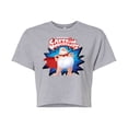 thumbnail image 1 of Captain Underpants - C. Underpants Original Logo - Juniors Cropped Cotton Blend T-Shirt, 1 of 4
