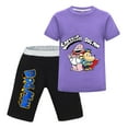 thumbnail image 1 of Captain Underpants & Dog Man Kids Outfit Set – Boys Girls Short-Sleeve Graphic T-Shirt and Shorts 2-Piece Cartoon Clothing for Summer Play, Sleepwear, or Casual Wear, 1 of 4