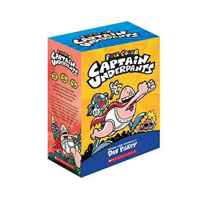 Captain Underpants Full Color Edition Box Of 7 Books