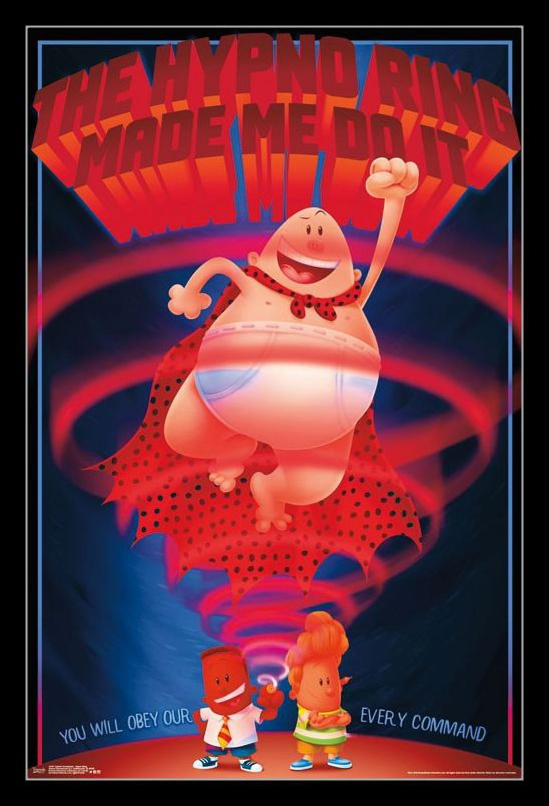 Captain underpants movie sale poster