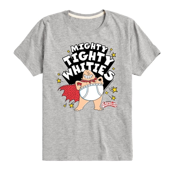 Captain Underpants - Mighty Tight Whities Boys' Short Sleeve Graphic T-Shirt