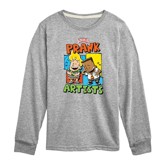 Captain Underpants - Prank Artists - Toddler & Youth Long Sleeve Graphic T-Shirt
