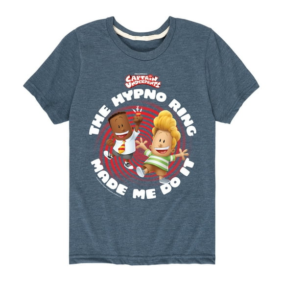 Captain Underpants - The Hypno Ring - Toddler & Youth Short Sleeve Graphic T-Shirt