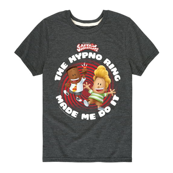 Captain Underpants - The Hypno Ring - Toddler & Youth Short Sleeve Graphic T-Shirt