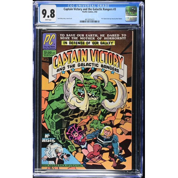 Captain Victory and the Galactic Rangers #3 CGC NM/M 9.8 White Pages Comic Book