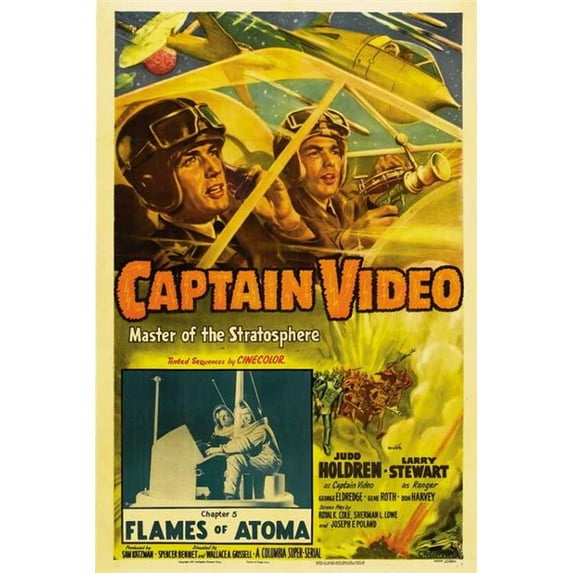 Captain Video Master of the Stratosphere Movie Poster - 27 x 40 in.