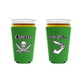 thumbnail image 1 of Captain and First Mate Pint Glass Coolie Set (Bright Green), 1 of 2
