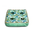 thumbnail image 1 of Big Joe Captain's Caddie No Inflation Needed Pool Float Drink Holder, Tropical Palm Green Double Sided Mesh, Quick Draining Fabric, 2 feet, 1 of 9