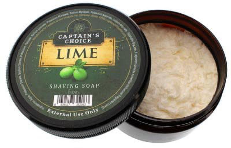 Captain's Choice Shaving Soap, Lime