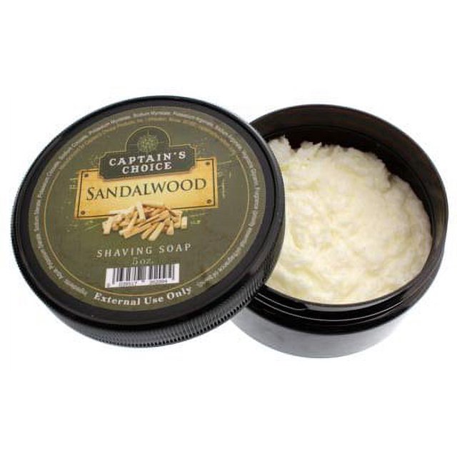 Captain's Choice Shaving Soap, Sandalwood