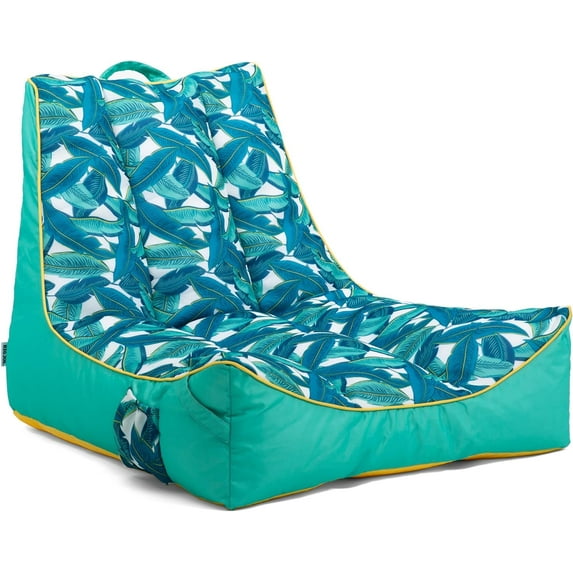 Captain's Float No Inflation Needed Pool Lounger, Double Sided Mesh, Quick Draining Fabric