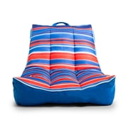 Big Joe Captain's Float Pool Float Adult Doubled-Sided Mesh 3 Feet Bean Filled Pool Float with Cup Holder Blurred Americana