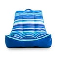 thumbnail image 1 of Big Joe Captain's Float No Inflation Needed Pool Lounger with Drink Holder, Blurred Blue Double Sided Mesh, Quick Draining Fabric, 3 feet, 1 of 10