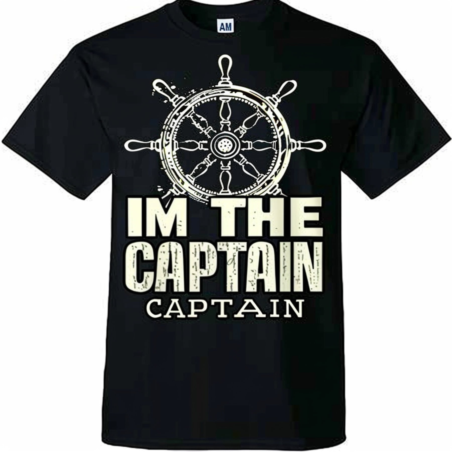 Captain's Pride Ship Wheel T Shirt Style Tee for Captains and Sailors ...