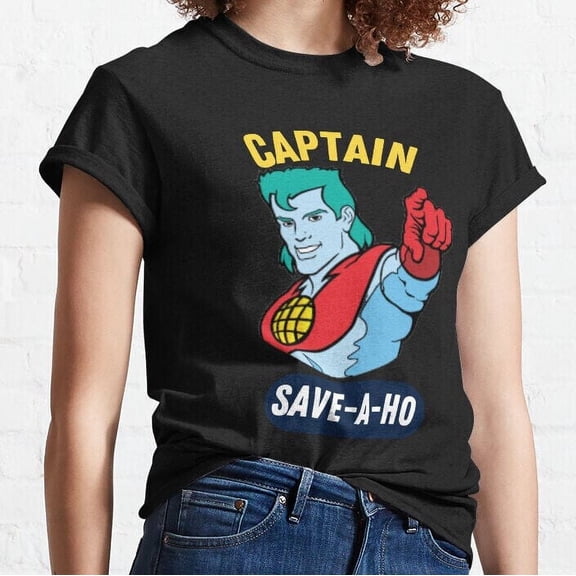 Captain save a ho classic t shirt | Captain save-a-ho Tee Classic T-Shirt