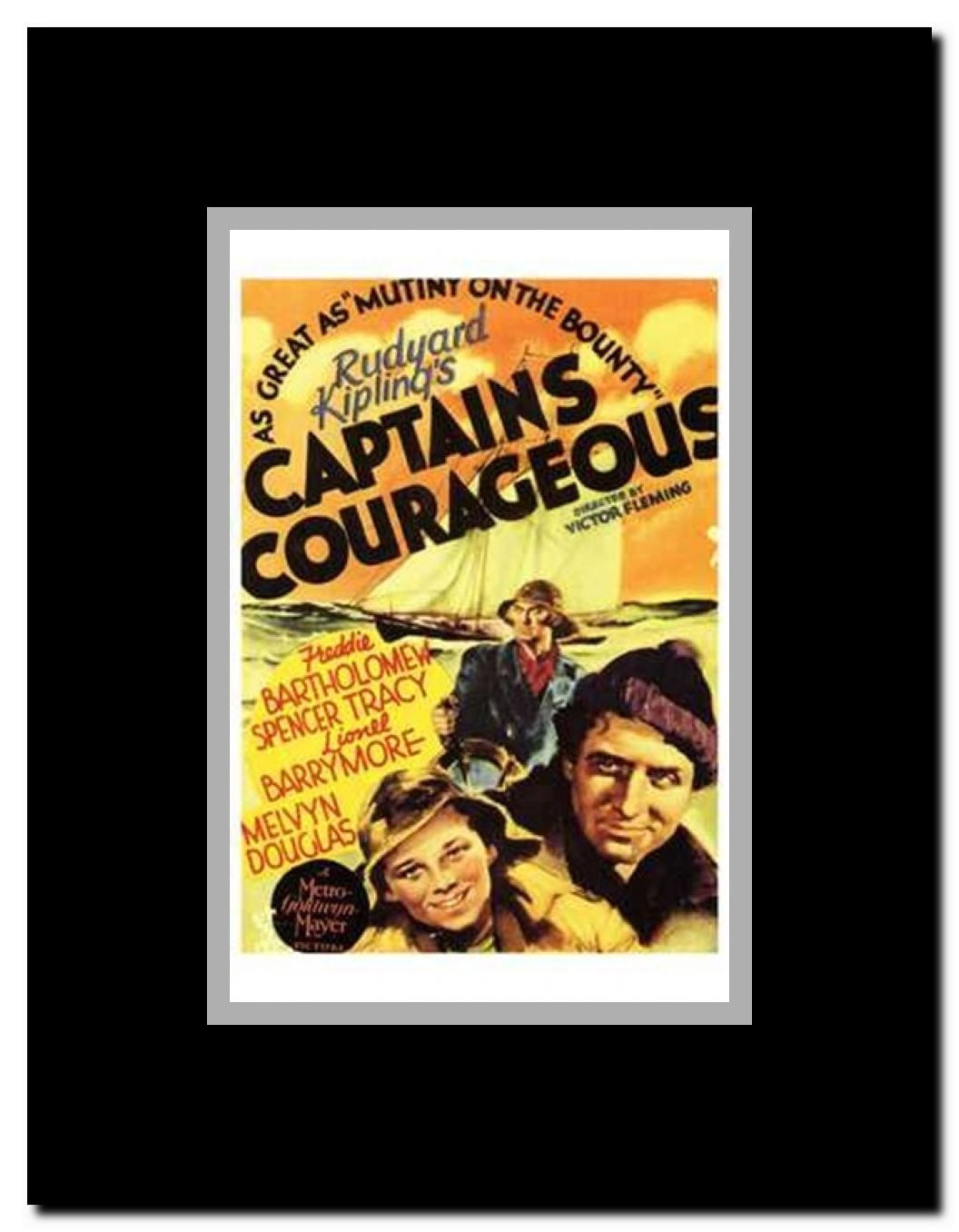 Captains Courageous Framed Movie Poster