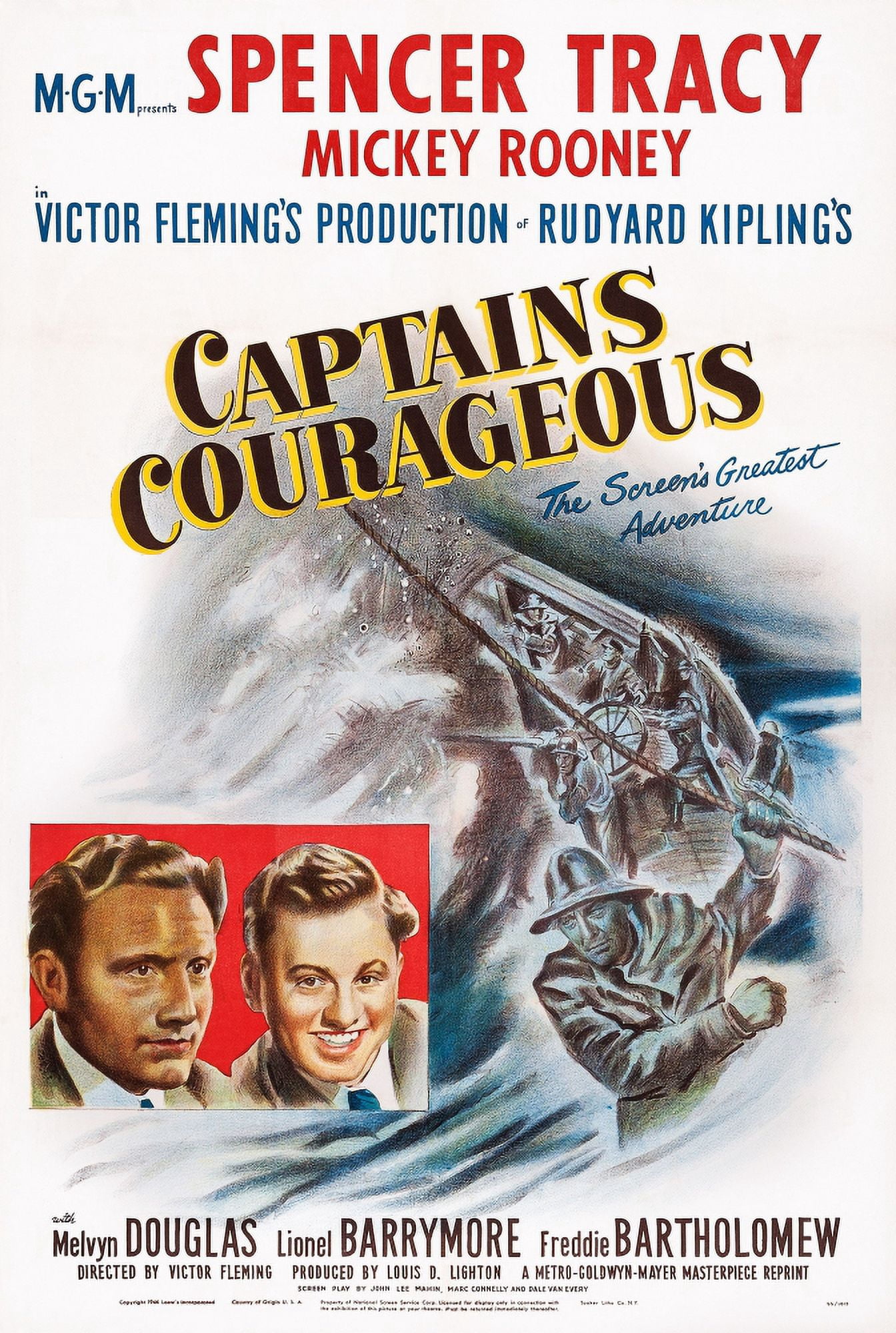 Captains Courageous U Canvas Art - (24 x 36)
