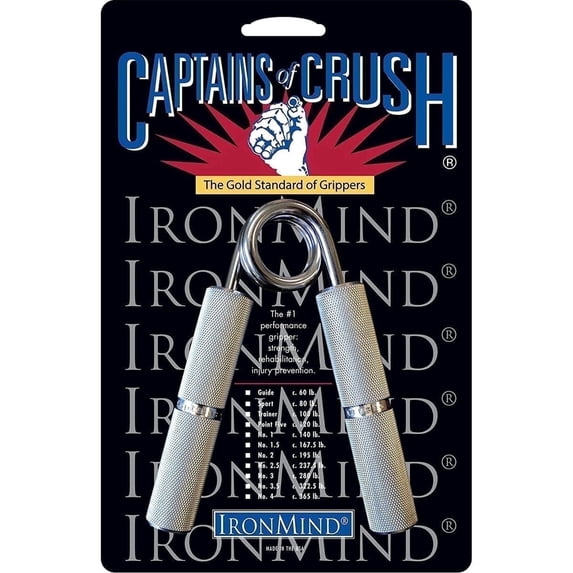 IronMind Captains of Crush Hand Gripper No. 1.5 – 167.5 lb. Grip Strength