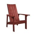 thumbnail image 1 of Capterra Casual Recycled Plastic Flatback Adirondack, Red, 1 of 3