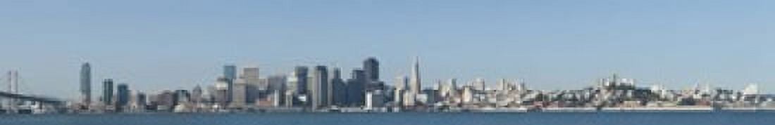 CaptionCity at the waterfront San Francisco Bay San Francisco California USA 2010 Canvas Art - Panoramic Images (22 x 4)