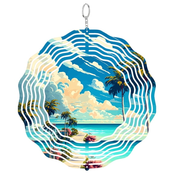 Captiva Island Florida 3D Wind Spinner Kinetic Hanging Outdoor Decor