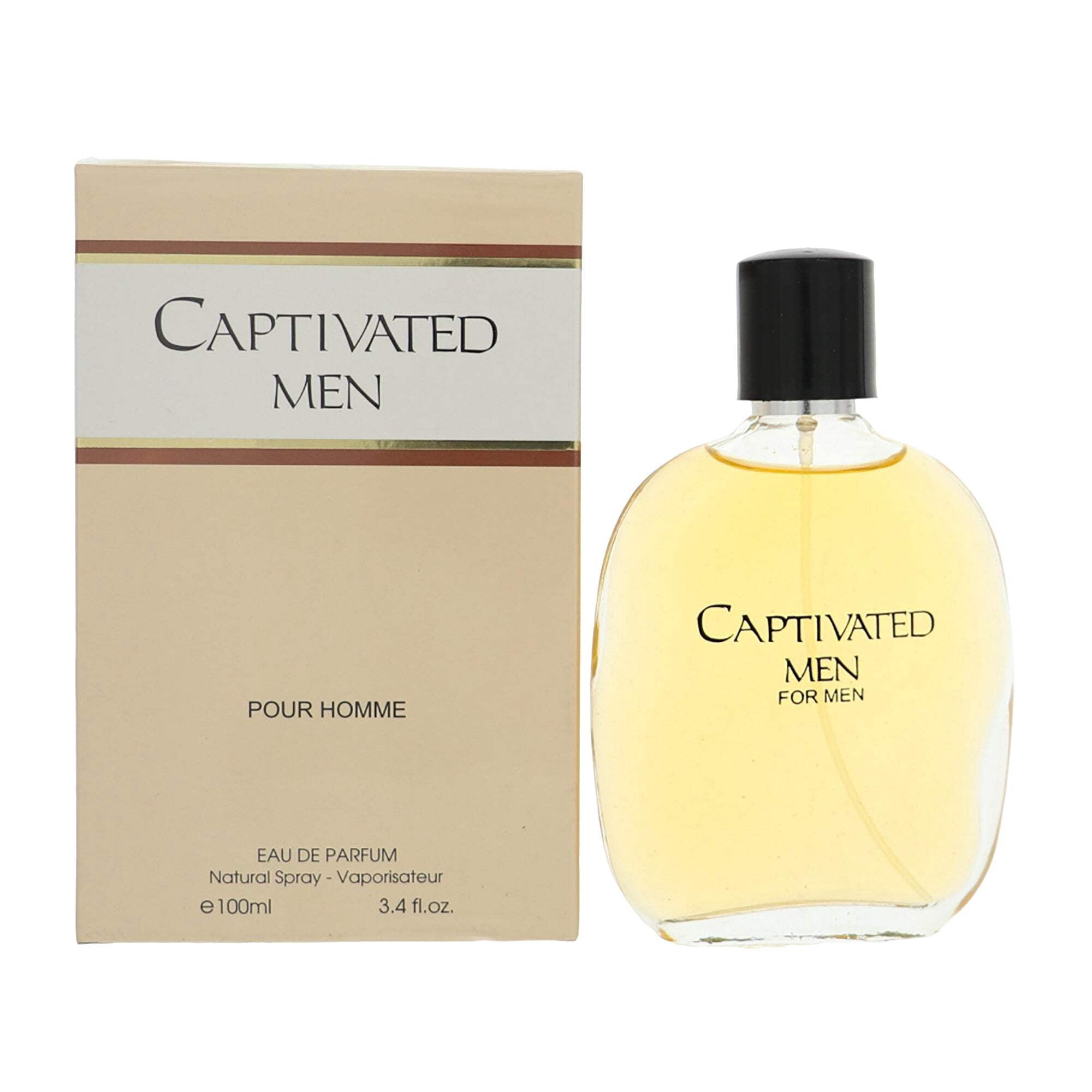 Captivated Men ZZMFCCAPTIVATED34EDT 3.4 oz Men Fragrance Couture
