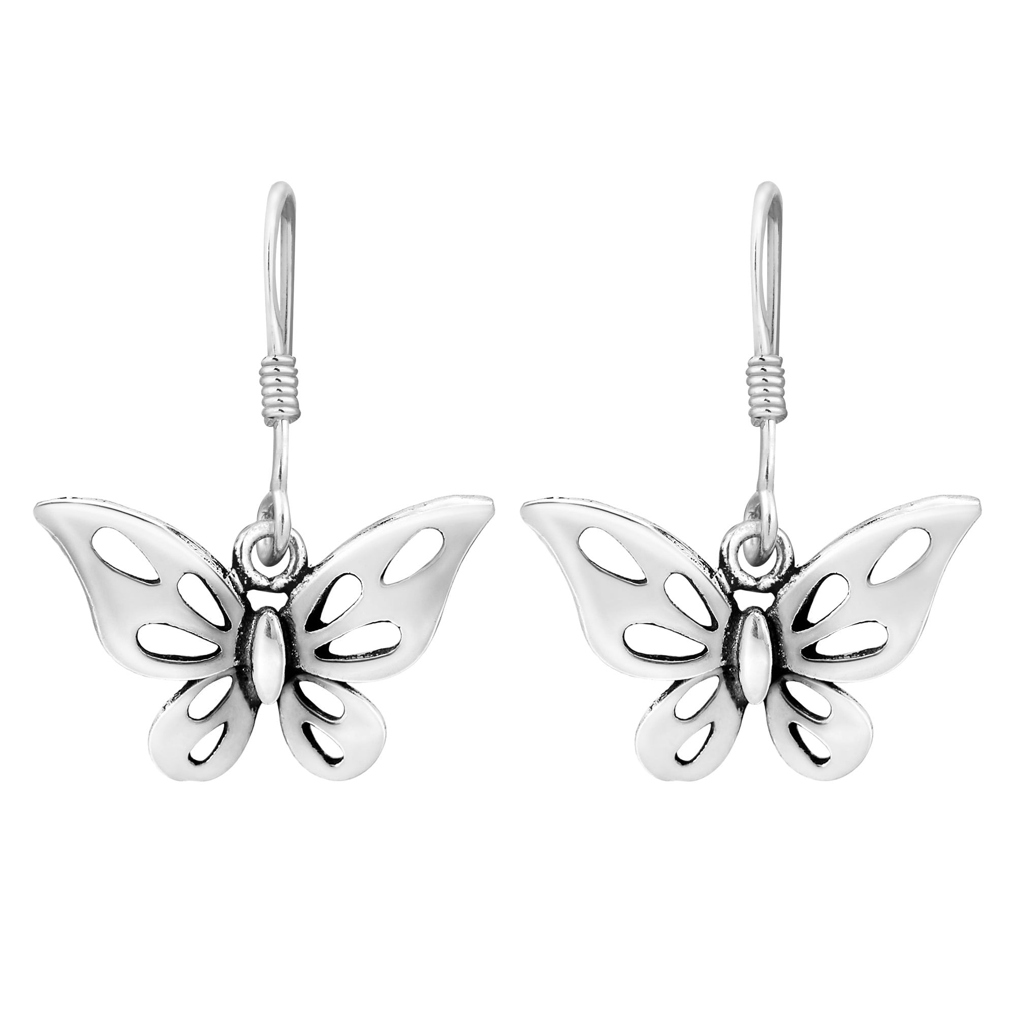 Sweet Butterfly Drop Earrings Sweet Butterfly Earrings – The Songbird Collection main image 3