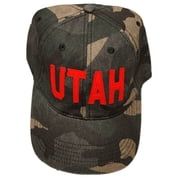 Captivating Utah Camo Adjustable Hat