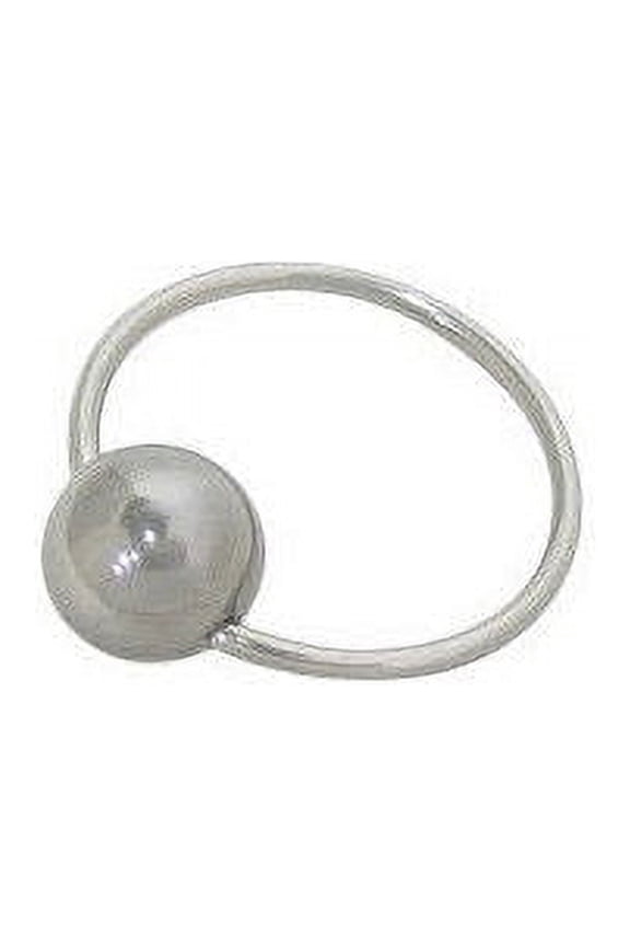 Captive Bead Ring 18G Surgical Steel with 4mm Ball