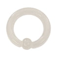 thumbnail image 1 of Captive Glowing in the Dark Acrylic Ball Ring Ear, 1 of 4