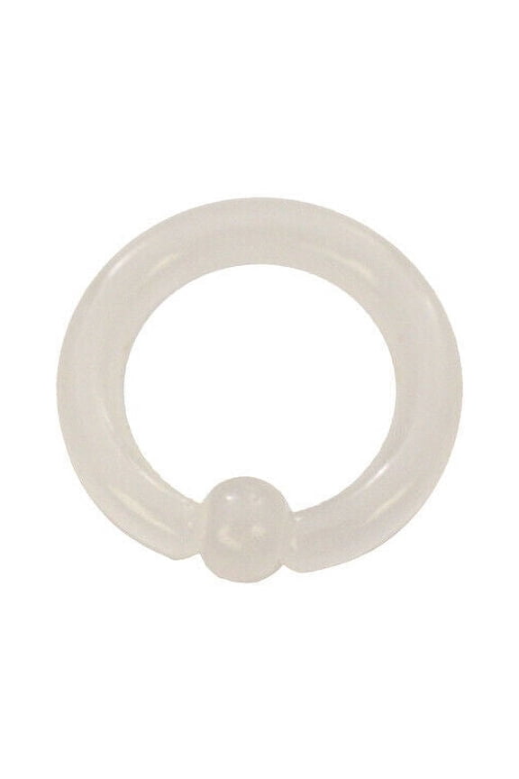 Captive Glowing in the Dark Acrylic Ball Ring Ear