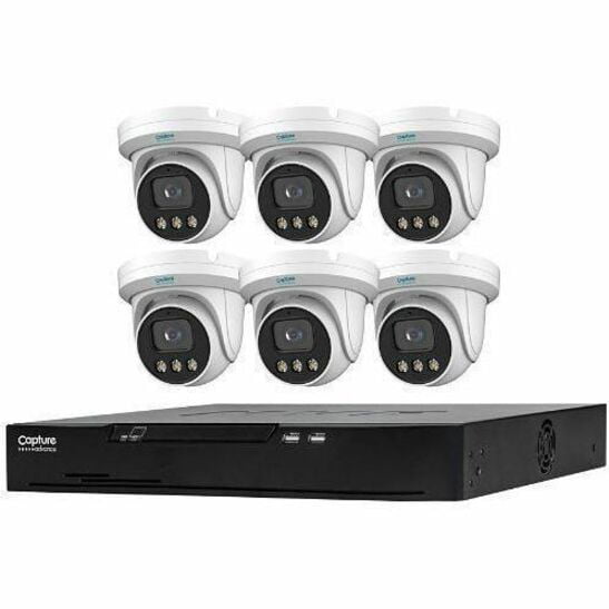 Capture Advance 8-CH Full-Color NVR Kit, 2 TB HDD